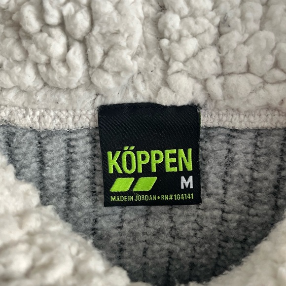 Kőppen Pullover Knit Sweater, Grey & White, Women's Size Medium - Picture 3 of 8